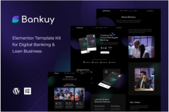Bankuy - Digital Banking & Business Loan Elementor Template Kit