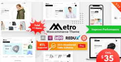Metro – Minimal WooCommerce WordPress Theme 2.10