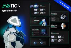 AVATION - Robotics & Artificial Intelligence Elementor Template Kit