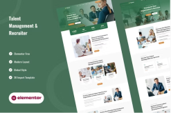 Talento - Talent Management & Recruiter Elementor Template Kit