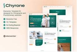 Chyrone – Chiropractic & Physiotherapy Elementor Template Kit