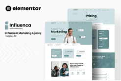 Influenca - Influencer Marketing Agency Elementor Template Kit