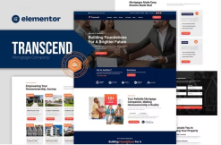 Transcend - Mortgage Lending Elementor Template Kit