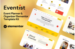 Eventist - Event Planner & Organizer Elementor Template Kit