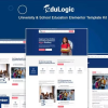 Edulogic - University & School Education Elementor Template Kit 3 9 6