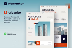 Urbanite – Architect & Real Estate Developer Elementor Template Kit