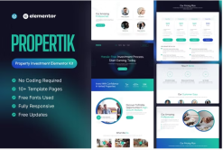 Propertik - Property Investment Elementor Pro Template Kit
