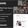 Moniz - Web Design Agency Elementor Template Kit 2 8 8
