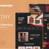 Leathy - Leather Workshop Elementor Template Kit 3 6 9