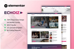 Echoiz - News & Magazine Elementor Pro Template Kit