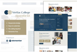 Veritas - University and School Elementor Template Kit