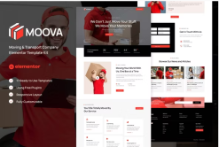 Moova - Moving & Transport Company Elementor Template Kit