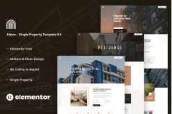 Alipes - Single Property Elementor Template Kit