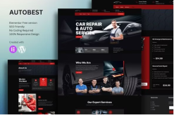Autobest Car Repair & Auto Service Elementor Template Kit