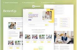 BetterUp - Business Coaching & Mentor Elementor Pro Template Kit