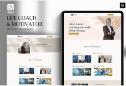 Anna - Life Coach & Motivator Elementor Template Kit