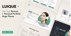 Luique - Personal Portfolio WordPress Theme