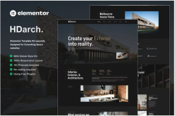 HDarch - Architecture & Interior Elementor Template Kit