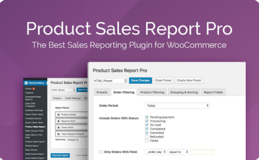 WP Zone E28093 Product Sales Report Pro for WooCommerce