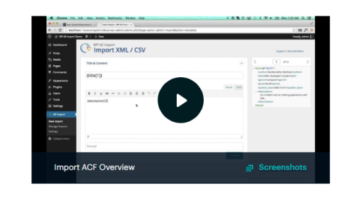 ACF Export Add On Pro