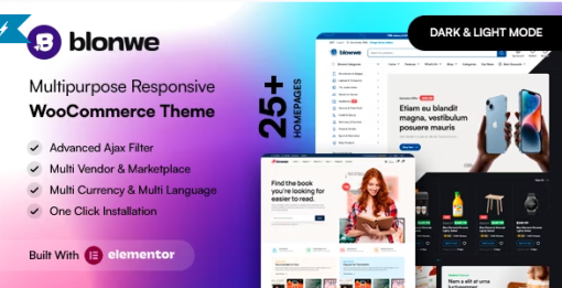 Blonwe E28093 Multipurpose WooCommerce Theme