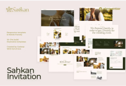 Sahkan - Wedding Invitation & Gallery Elementor Template Kit