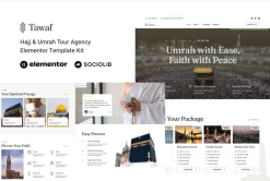 Tawaf - Hajj & Umrah Tour Agency Elementor Template Kit