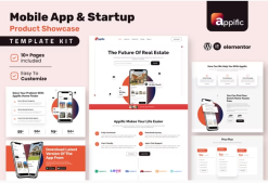 Appific - App Showcase Elementor Template Kit