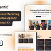 Influentio Influencer Influentio - Marketing & Creative Agency Elementor Pro Template Kit 2 18