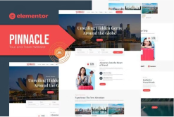 Pinnacle - Tour and Travel Elementor Template Kit