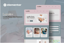Lumiere - Beauty Clinic Treatment Elementor Template Kit