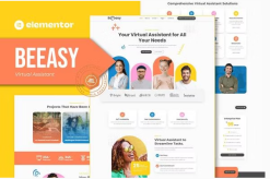 Beeasy - Virtual Assistant Elementor Pro Template Kit