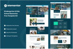 Parees - Kindergarten & Kids School Elementor Template Kit