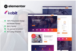 Kebit - Broadband & Internet Service Provider Elementor Pro Template Kit