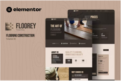 Floorey - Flooring Construction Elementor Template Kit