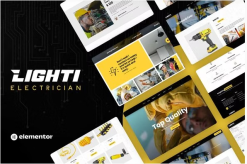 Lighti - Electrician Elementor Pro Template Kit