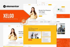Xelgo - Social Media Marketing Elementor Template Kit