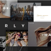 Curly E28093 A Stylish Theme for Hairdressers and Hair Salons