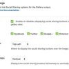social gallery options