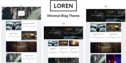 Loren - Personal Minimal WordPress Theme 2.6.0