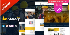 Factory HUB - Industry and Construction WordPress Theme 1.4.1