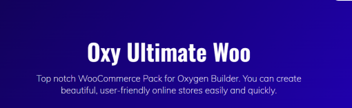 Oxy Ultimate Woo Lifetime Wordpress plugin