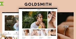 GoldSmith – Jewelry Store WooCommerce Elementor Theme 1.2.9