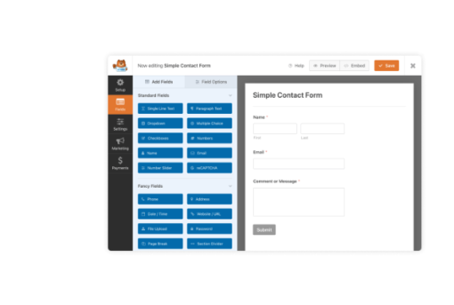 WPForms E28093 User Journey