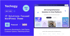 Techogy - IT Solutions & Services WordPress Theme 1.0