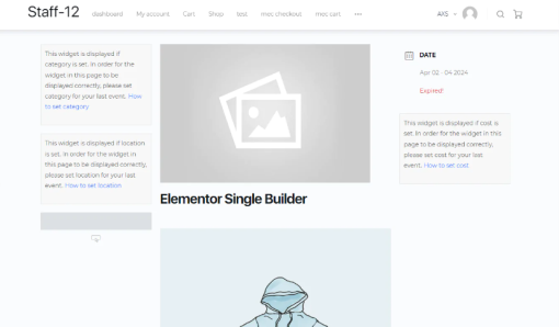 Elementor Single Builder for MEC