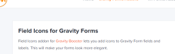 WPMonks – Field Icons Gravity Forms 3.7