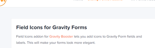 WPMonks E28093 Field Icons Gravity Forms