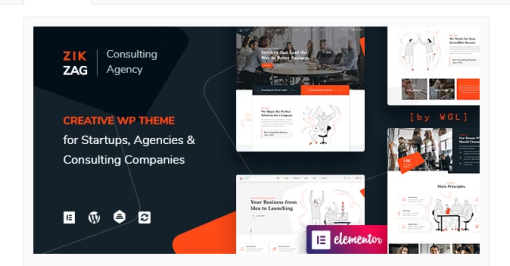 ZikZag E28093 Consulting Agency WordPress Theme
