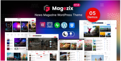 Magezix - Newspaper & Magazine WordPress Theme 1.0.6